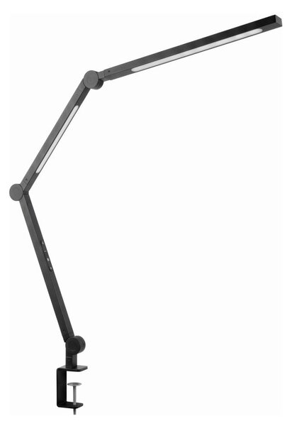 LED Stmívatelná dotyková flexibilní stolní lampa s klipem LED/12W/230V černá