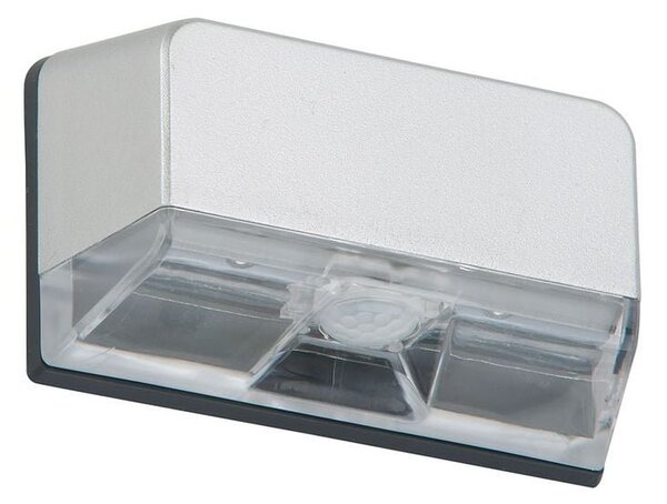 BRI 2277-021 LED svítidlo na baterie s čidlem 9 cm 2x0,06W 6lm stříbrná - BRILONER