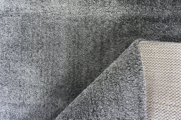 Berfin Dywany, Kusový koberec Microsofty 8301 Dark grey, 80x150, šedá, ložnice
