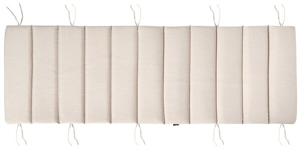 Polstr na zahradní lehátko BRESCIA PREMIUM 180 x 60 cm Světle béžová