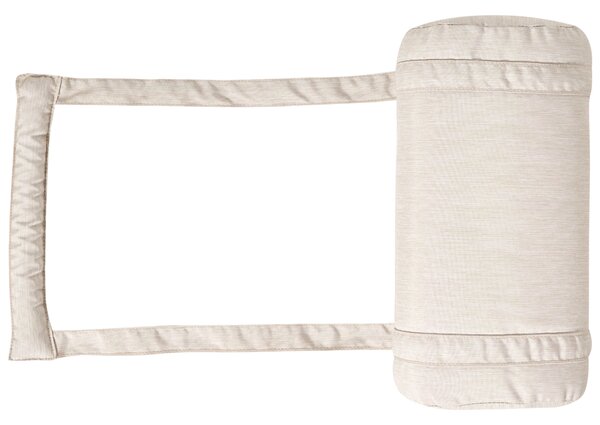 Polstr na zahradní lehátko BRESCIA PREMIUM 180 x 60 cm Světle béžová