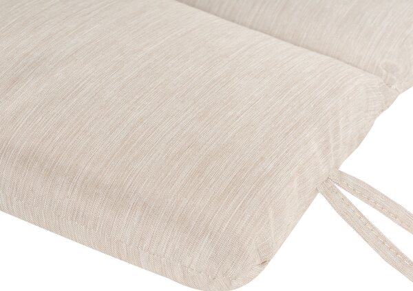Polstr na zahradní lehátko BRESCIA PREMIUM 180 x 60 cm Světle béžová