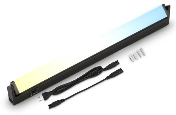 BRILO 2224-015 LED skříňkové svítidlo 54,5 cm 6W 800lm černá - BRILO