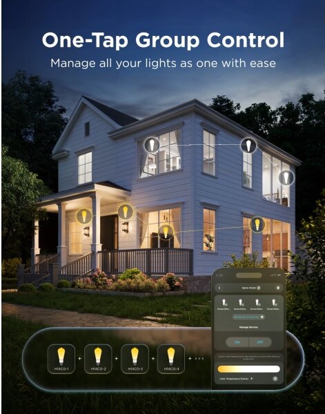 Govee - LED RGBWW Stmívat žárovka Smart MATTER ST64 E27/5W/230V 2700-6500K Wi-Fi