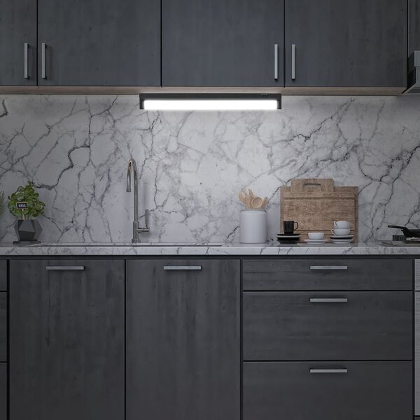 BRILO 2224-015 LED skříňkové svítidlo 54,5 cm 6W 800lm černá - BRILO