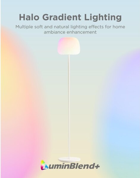 Govee - LED RGBICWW Stm stojací lampa LANTERN MATTER LED/24W/230V Wi-Fi 160 cm