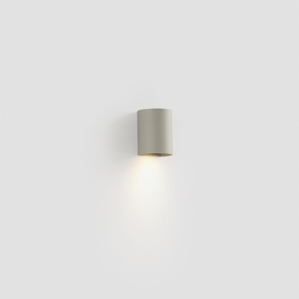FARO 40524 - Nástěnné svítidlo SOLE 1xGU10/8W/230V šedá kulatý