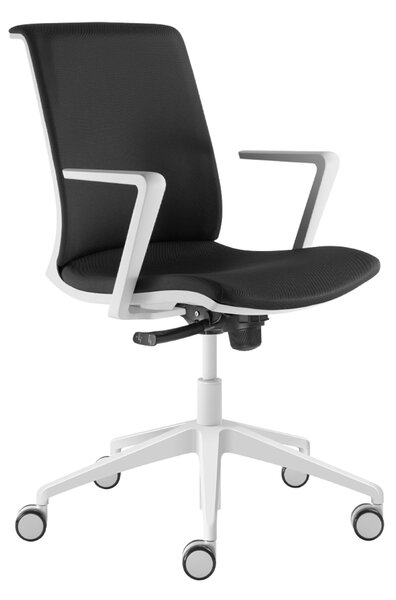 LD SEATING - Kancelářská židle LYRA NET 214-F80 - bílý rám