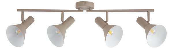 Stropní bodové světlo Milia, béžové, E14, 4 žárovky, 79 cm, kov – NOLA NOLA, Milia, stmívatelné, Béžová, Obývací pokoj, Kov