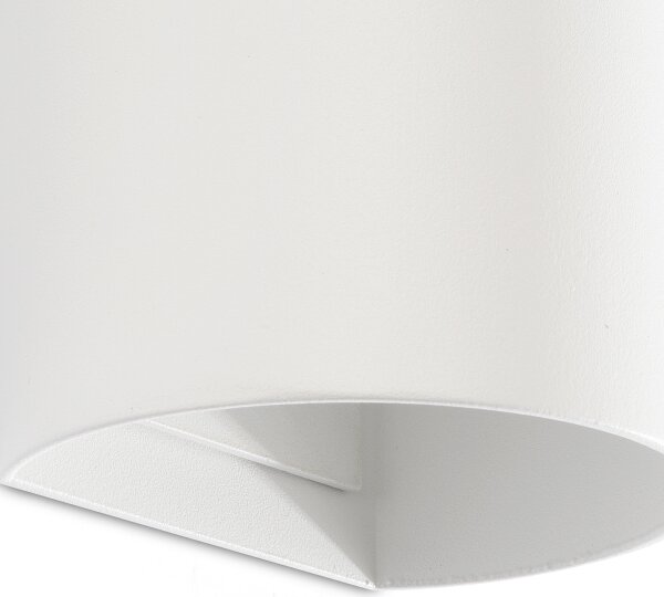 FARO 40538 - Nástěnné svítidlo SOLE 2xGU10/8W/230V bílá kulatý