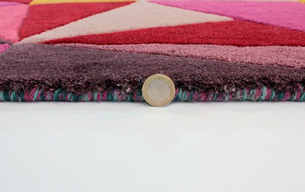 Flair Rugs, Ručně všívaný běhoun Illusion Falmouth Multi, 60x230, vícebarevná, chodba / předsíň