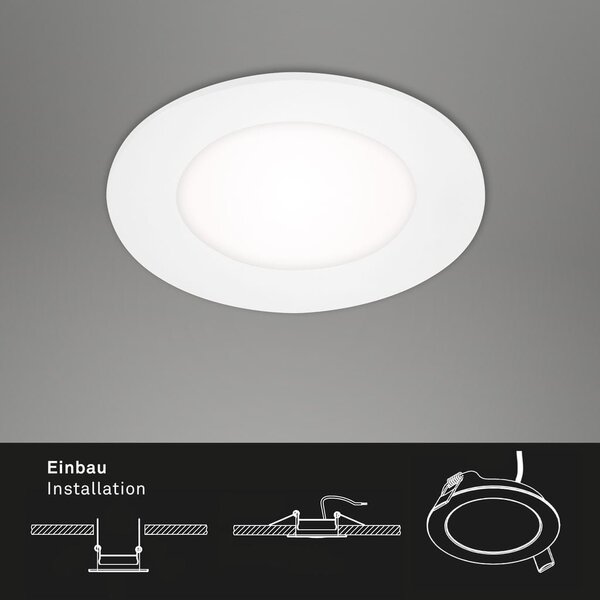 BRI 7125-436 AKCE - 3ks sada LED vestavná svítidla pr. 8,6 cm 3x 3W bílé - BRILONER