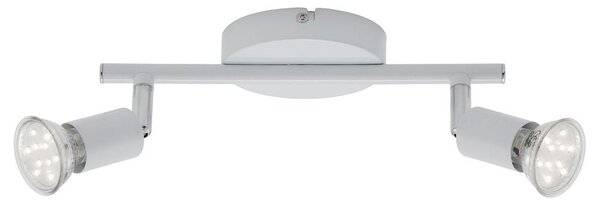 BRI 2767026 Bodové svítidlo 25,5 cm 2xGU10 6W 500lm bílé (starý kód: BRI 2767-026) - BRILONER