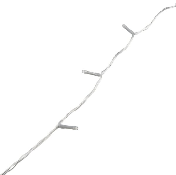 Aigostar-LED Venkovní vánoční řetěz 200xLED/8 funkcí 4xAA 20m IP44 studená bílá