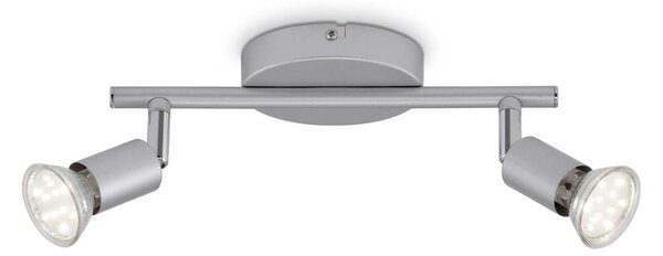 BRI 2915024 Bodové svítidlo 25,5x7 cm 2xGU10 4,8W 520lm titan (starý kód: BRI 2915-024) - BRILONER