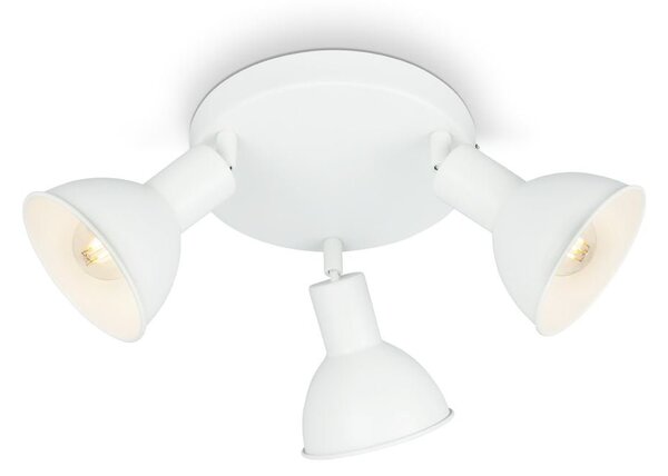 BRILO 2674036 Bodové svítidlo pr. 19 cm 3x E14 max. 25W bílé (starý kód: BRILO 2674-036) - BRILO