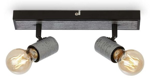 BRI 2222024 Bodové svítidlo 30 cm 2x E27 max. 60W antická stříbrná (starý kód: BRI 2222-024) - BRILONER