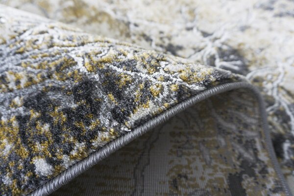 Berfin Dywany, Kusový koberec Zara 9630 Yellow Grey, 120x180, žlutá, kancelář