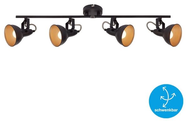 BRILO 2049045 Bodové svítidlo 79 cm 4x E14 40W černá (starý kód: BRILO 2049-045) - BRILO
