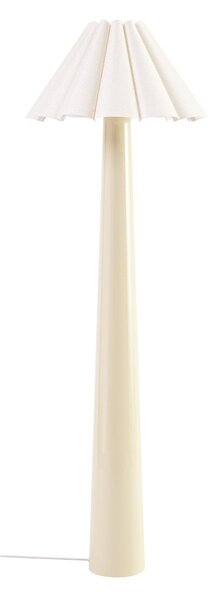 Stojací Lampa Lindby, Lotte, Bílá, Obývací pokoj, Tkanina / Textil, Moderní