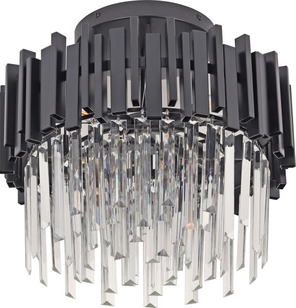 Brilagi - Stropní svítidlo VERVE 6xE14/40W/230V pr. 60 cm černá