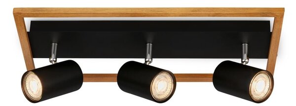 BRILO 2138035 Spot, 43 cm, 3x GU10, max. 9W, černá - BRILO