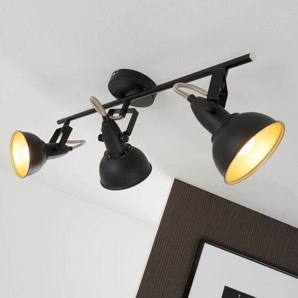 BRILO 2049035 Bodové svítidlo 55,4 cm 3x E14 40W černá (starý kód: BRILO 2049-035) - BRILO