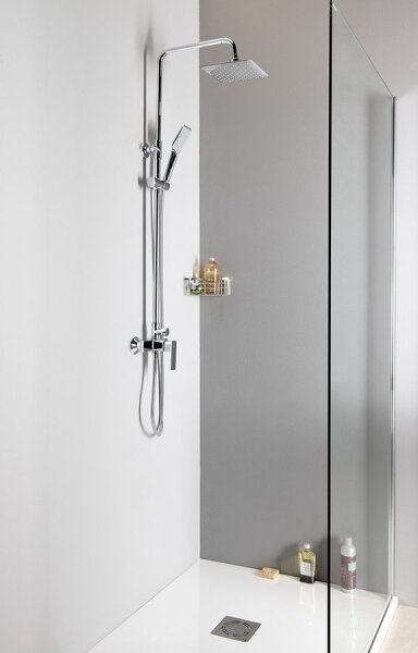 Aqualine - Sprchová sada s baterií FACTOR lesklý chrom