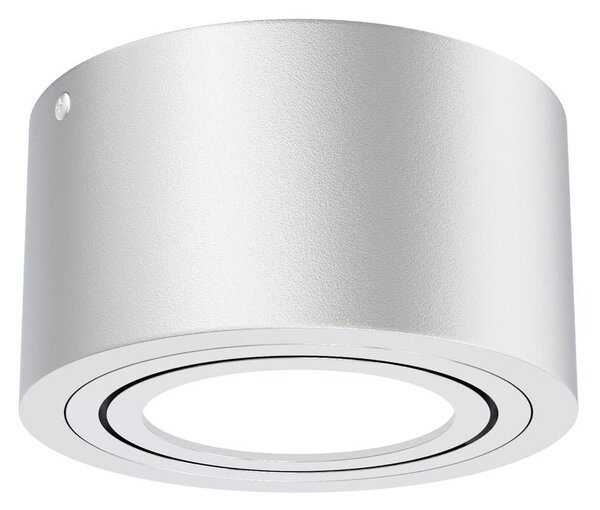 BRI 7121-014 LED přisazené svítidlo, pr. 9 cm, 5 W, stříbrná - BRILONER