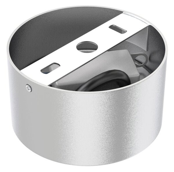 BRI 7121-014 LED přisazené svítidlo, pr. 9 cm, 5 W, stříbrná - BRILONER