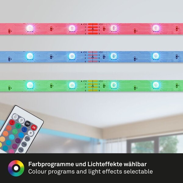BRILO 2035-300 AKCE - RGB LED pásek 1000 cm 0,11W bílé - BRILO
