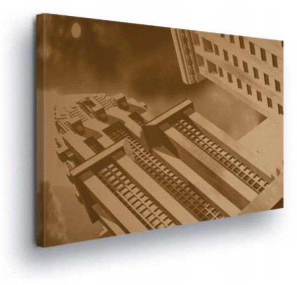 Obraz na plátně retro architektura 150O1, 100 x 75 cm, IMPOL TRADE