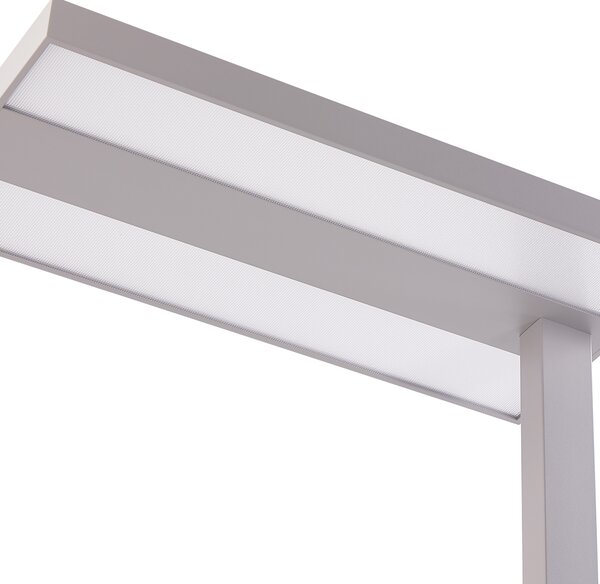 LED stojací lampa TAURUS se stmívačem Kov Stříbrná