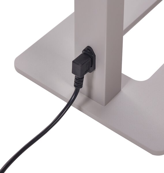 LED stojací lampa TAURUS se stmívačem Kov Stříbrná