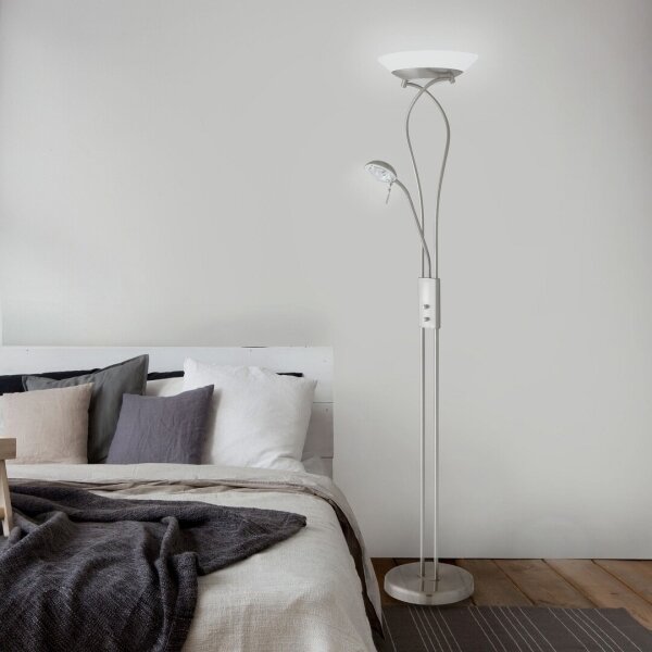 Rabalux 4077 - Stmívatelná stojací lampa GAMMA 1xR7s/230W + 1xG9/40W