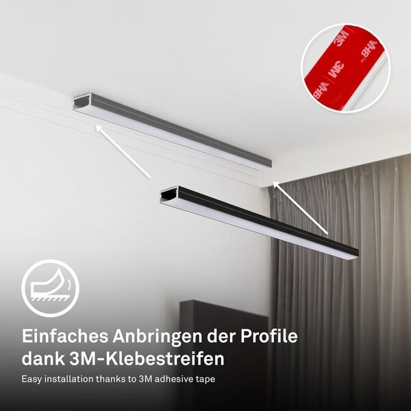 BRI 2152224 Pimp Your Stripe startovací sada LED pásek 2m, WiFi, CCT, hlasové ovládání - BRILONER