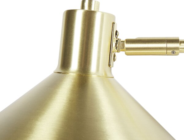 Nástěnná lampa BALIEM Zlatá Kov Nastavitelná
