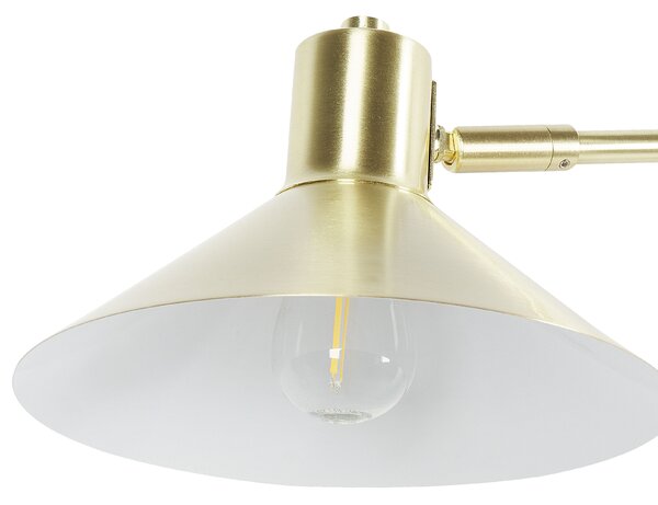 Nástěnná lampa BALIEM Zlatá Kov Nastavitelná