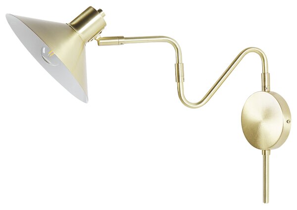 Nástěnná lampa BALIEM Zlatá Kov Nastavitelná
