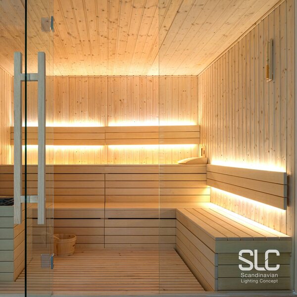 SLC LED-páska do sauny do 105°C, 24V IP67 5m 2 700K