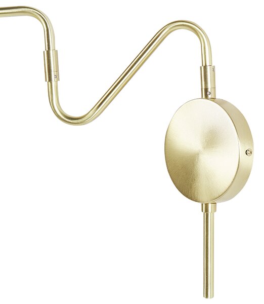 Nástěnná lampa BALIEM Zlatá Kov Nastavitelná