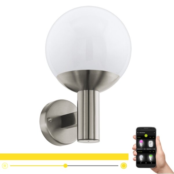 Eglo 97247 - LED Venkovní nástěnné svítidlo NISIA-C 1xE27/9W/230V IP44