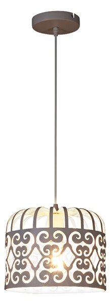 Rabalux 2161 - Lustr ALESSANDRA 1xE27/60W/230V bílá
