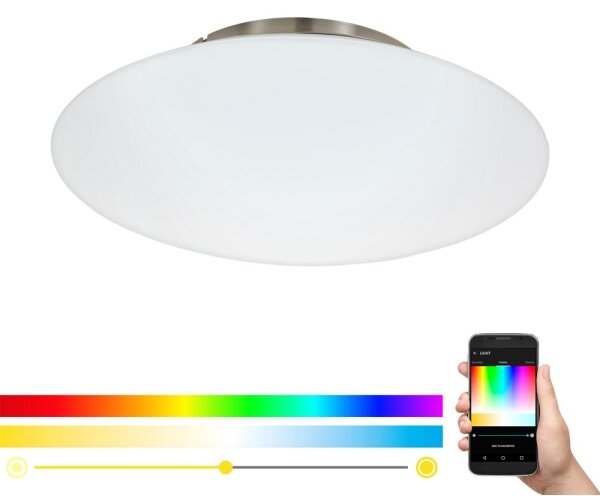 Eglo 97811 - LED RGB Stmívatelné stropní svítidlo FRATTINA-C LED/27W/230V