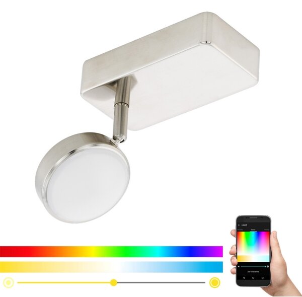 Eglo 97714 - LED RGB Stmívatelné bodové svítidlo CORROPOLI-C LED/5W/230V