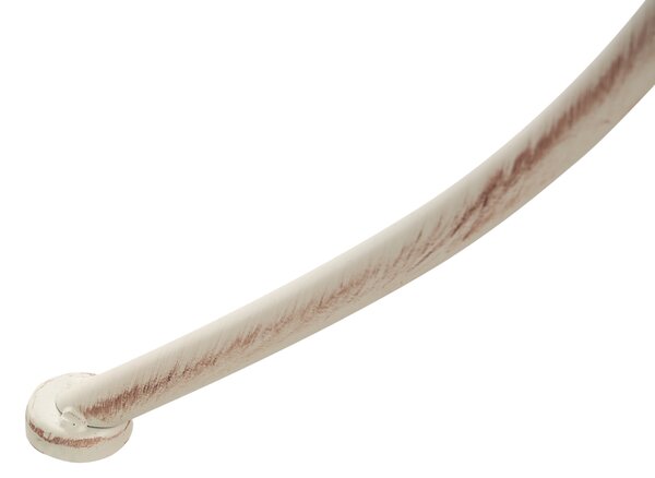 Bistro stolek JUINA 80 cm 36 cm Kov Světle béžová