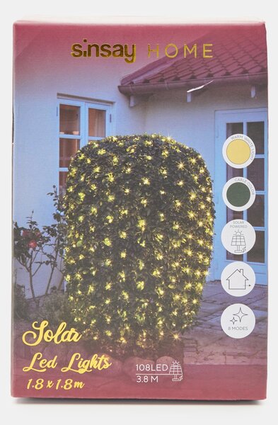 Sinsay - Solární LED světelná záclona - černá