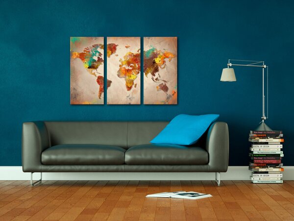 Obraz Painted World - triptych