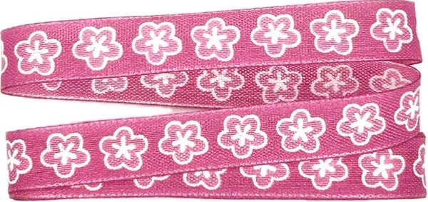 Stuha taftová PINK PARADISE sytě růžová 15mm x 2m (7,50 Kč/m)