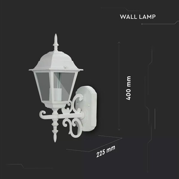 Venkovní nástěnné svítidlo 1xE27/60W/230V IP44
